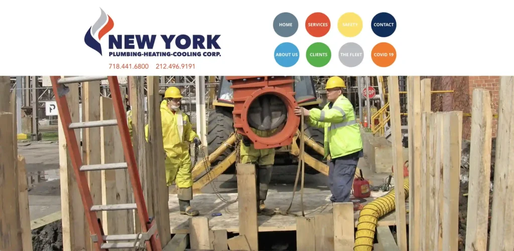New York Plumbing, Heating & Cooling Corp Plumbing Website